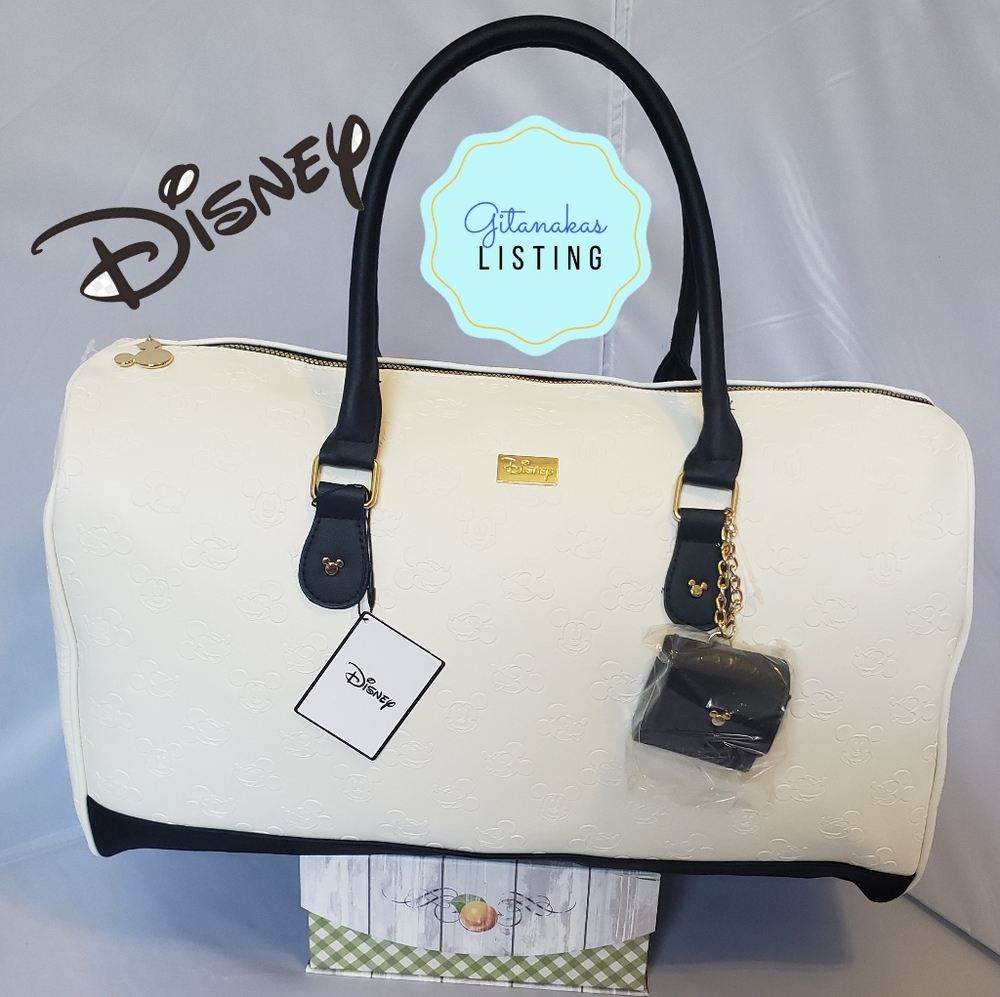 Disney Mickey Mouse Embossed Travel Weekender Bag - LAST ONE!